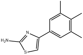 4-(3,4,5-trimethylphenyl)-1,3-thiazol-2-amine 结构式