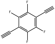 1,4-二乙炔基-2,3,5,6-四氟苯 结构式