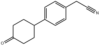 4-(4-Oxocyclohexyl)benzeneacetonitrile 结构式
