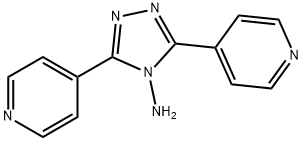 3,5-双（吡啶-4-基）-4-氨基-1,2,4-三唑 结构式