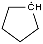 cyclopentyl radical 结构式