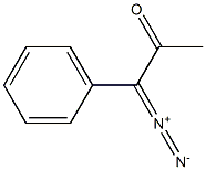 2-Propanone, 1-diazo-1-phenyl- 结构式
