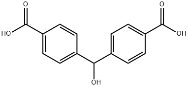 1,1′-双(4-羧基苯基)甲醇 结构式