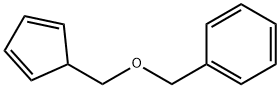 Benzene, [(2,4-cyclopentadien-1-ylmethoxy)methyl]- 结构式