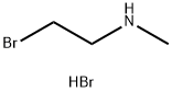 N-甲基-N-(2-溴乙基)胺氢溴酸盐 结构式