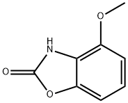 4-甲氧基苯并[D]噁唑-2(3H)-酮 结构式