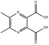 2,3-Pyrazinedicarboxylic acid, 5,6-dimethyl- 结构式
