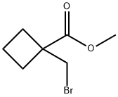 methyl 1-(bromomethyl)cyclobutane-1-carboxylate 结构式