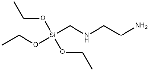 [[(2-氨基乙基)氨基]甲基]三乙氧基硅烷 结构式
