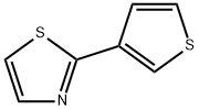 2-(3-Thienyl)thiazole 结构式