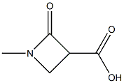 1-methyl-2-oxoazetidine-3-carboxylic acid 结构式