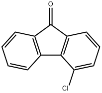 4-氯-9H-芴-9-酮 结构式