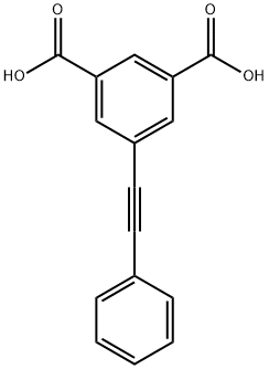 5-苯乙炔基间苯二甲酸 结构式