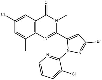 氯虫苯甲酰胺杂质 结构式