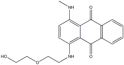 9,10-Anthracenedione, 1-[[2-(2-hydroxyethoxy)ethyl]amino]-4-(methylamino)- 结构式