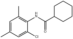 N-(2-chloro-4,6-dimethylphenyl)cyclohexanecarboxamide 结构式