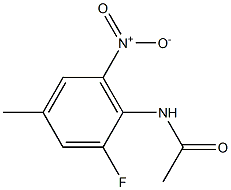 N-(2-fluoro-4-methyl-6-nitrophenyl)acetamide 结构式