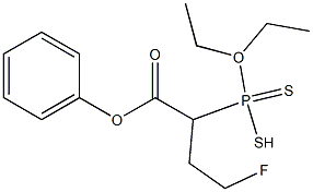 fluoroethyl-O,O-diethyldithiophosphoryl-1-phenylacetate 结构式