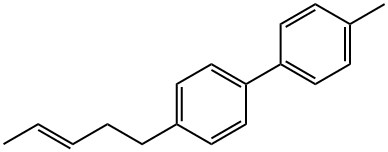 4-甲基-4'-((E)-3-戊烯)联苯 结构式