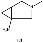 3-Azabicyclo[3.1.0]hexan-1-amine, 3-methyl-, dihydrochloride 结构式