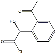 (R)-O-乙酰基扁桃酸酰氯 结构式
