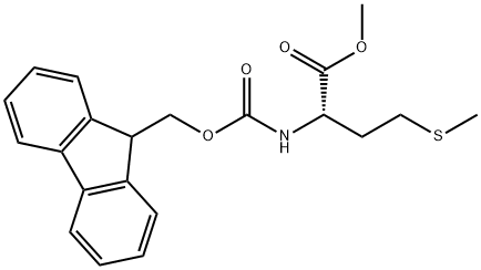 FMOC-L-蛋氨酸甲酯 结构式