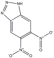 5,6-dinitro-1H-1,2,3-benzotriazole 结构式
