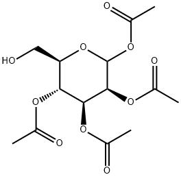 1,2,3,4-Tetra-O-acetyl-D-mannopyranose 结构式