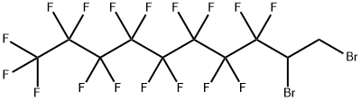 1,2-Dibromo-1H,1H,2H-perfluorodecane 结构式