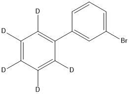 3-溴-1,1'-联苯-2',3',4',5',6'-D5 结构式