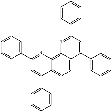 2,4,7,9-四苯基-1,10-菲啰啉 结构式