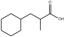 3-环己基-2-甲基丙酸 结构式