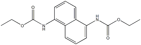 N,N'-(1,5-NAPHTHALENEDIYL)BIS(ETHYL CARBAMATE) 结构式