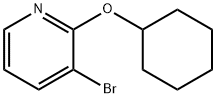 3-Bromo-2-(cyclohexyloxy)pyridine 结构式