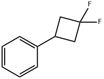 Benzene, (3,3-difluorocyclobutyl)- 结构式