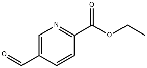 2-Pyridinecarboxylic acid, 5-formyl-, ethyl ester 结构式