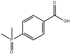 4-(二甲基磷酰基)苯甲酸 结构式