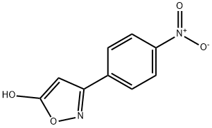 3-(4-硝基苯基)-5-羟基异噁唑 结构式