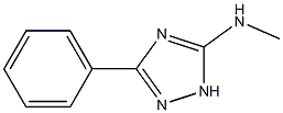 N-methyl-3-phenyl-1H-1,2,4-triazol-5-amine 结构式