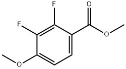 2,3-二氟-4-甲氧基苯甲酸甲酯 结构式