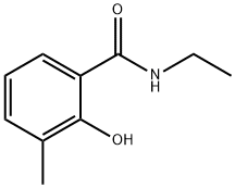 N-乙基-2-羟基-3-甲基苯甲酰胺 结构式