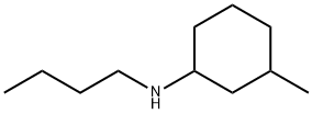 N-丁基-3-甲基环己烷-1-胺 结构式