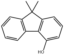 4-羟基-9,9-二甲基芴 结构式