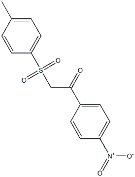 Ethanone, 2-[(4-methylphenyl)sulfonyl]-1-(4-nitrophenyl)- 结构式