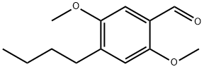 4-butyl-2,5-dimethoxybenzaldehyde 结构式