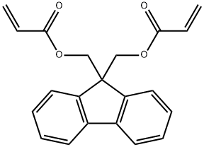 9,9-二(丙烯酸甲酯基)基芴 结构式