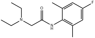 Acetamide, 2-(diethylamino)-N-(4-fluoro-2,6-dimethylphenyl)- 结构式