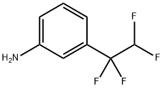 3-(1,1,2,2-四氟乙基)苯胺 结构式