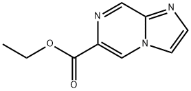 咪唑并[1,2-A]吡嗪-6-甲酸乙酯 结构式