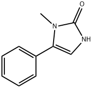 1-甲基-5-苯基-2,3-二氢-1H-咪唑-2-酮 结构式